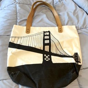 Canvas tote bags- San Francisco Golden Gate Bridge